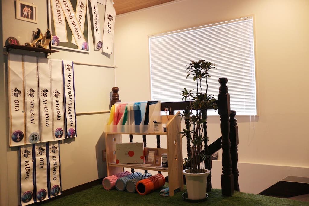 女性だけの空間。トレーニングスペース