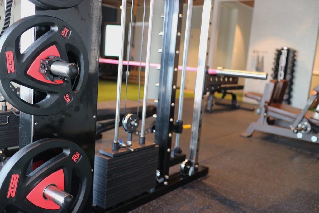 女性だけの空間。トレーニングスペース